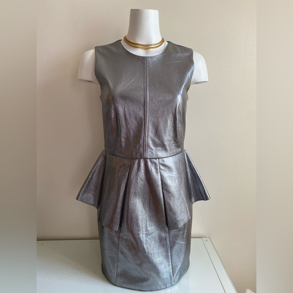 H&M Metallic Party cocktail Dress woman’s Size US 6